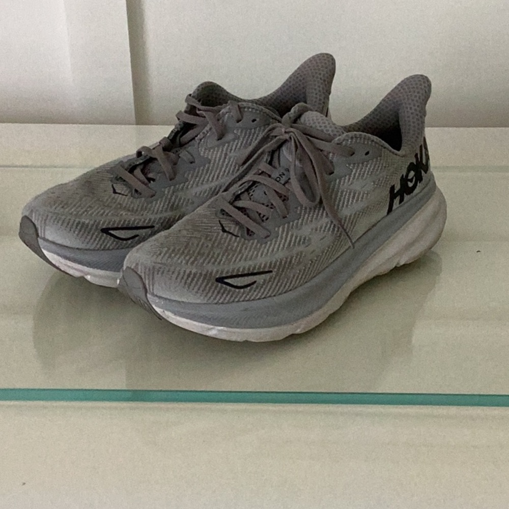 Hoka Gray Athletic Shoes